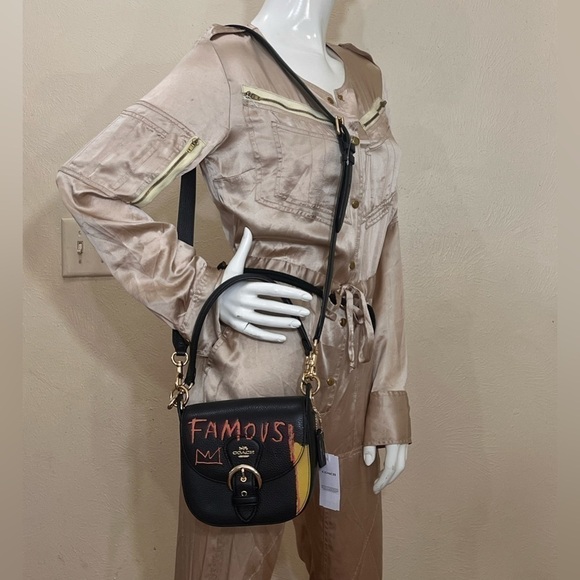 Coach X Jean-Michel Basquiat Kleo famous shoulder/cross body Bag 17 limited edit - Picture 3 of 16